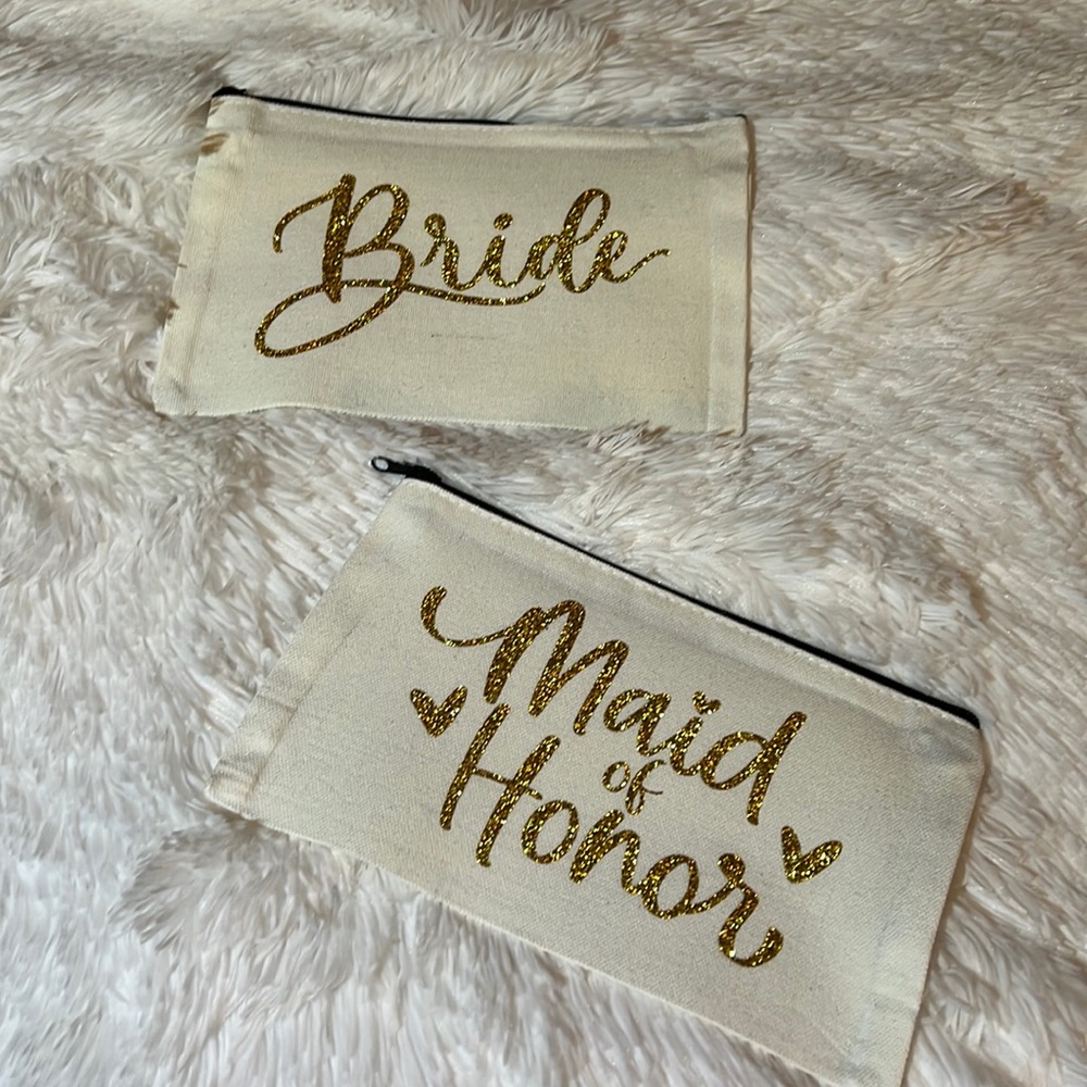 Wedding cosmetics bags